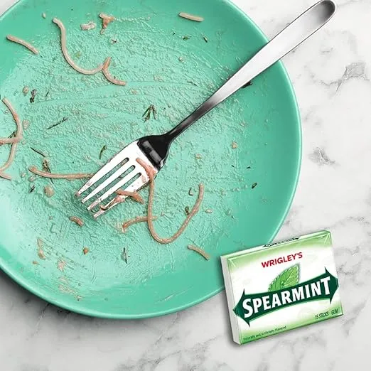 WRIGLEY'S SPEARMINT Chewing Gum Bulk Pack, 15 Stick (Pack of 10)