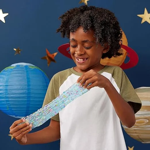 Elmer’s Gue Premade Slime Bucket, Space Adventure Theme, Includes 3 Lb. Bucket with 3 Types of Slime and 3 Sets of Add-ins