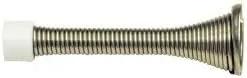 Box of 10- 3-1/8" Satin Nickel HEAVY DUTY- Spring Door Stops