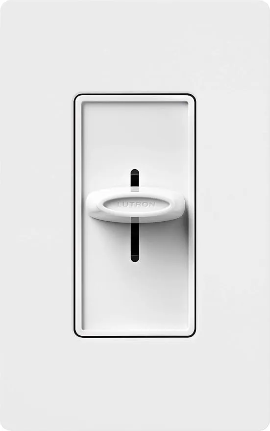 Lutron Skylark 1.5-Amp Single-Pole 3-Speed Fan Control, SFSQ-FH-WH, White