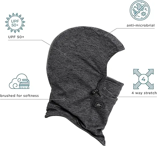 Turtle Fur Mount Hood Comfort Shell Stria UV Fleece Lined Overhood