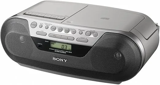 Sony CFDS05 CD Radio Cassette Recorder Boombox Speaker System (Renewed)